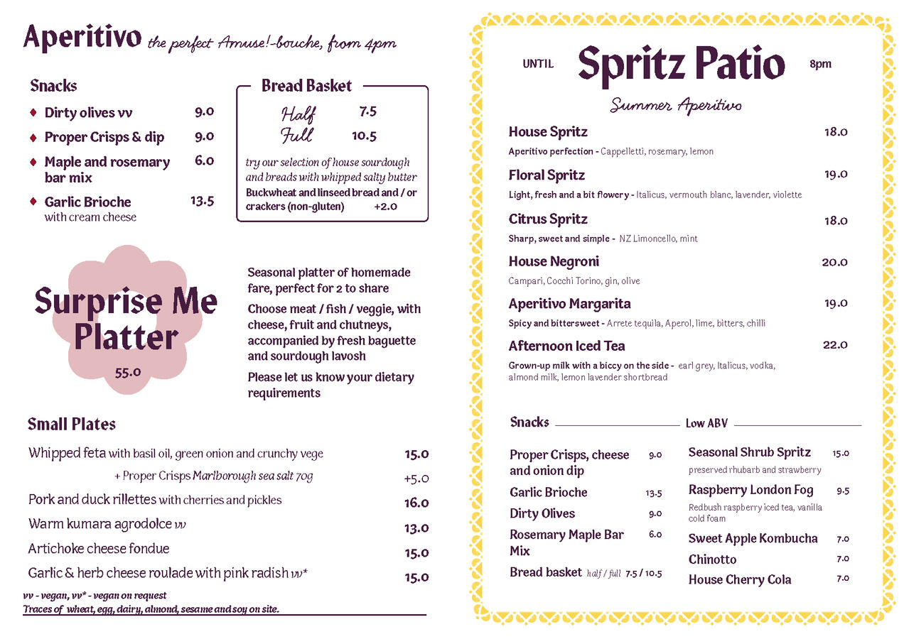 Snacks, platters, and small plates